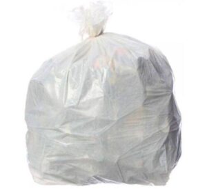 Saco Para Lixo Branco 60L com 100 Und