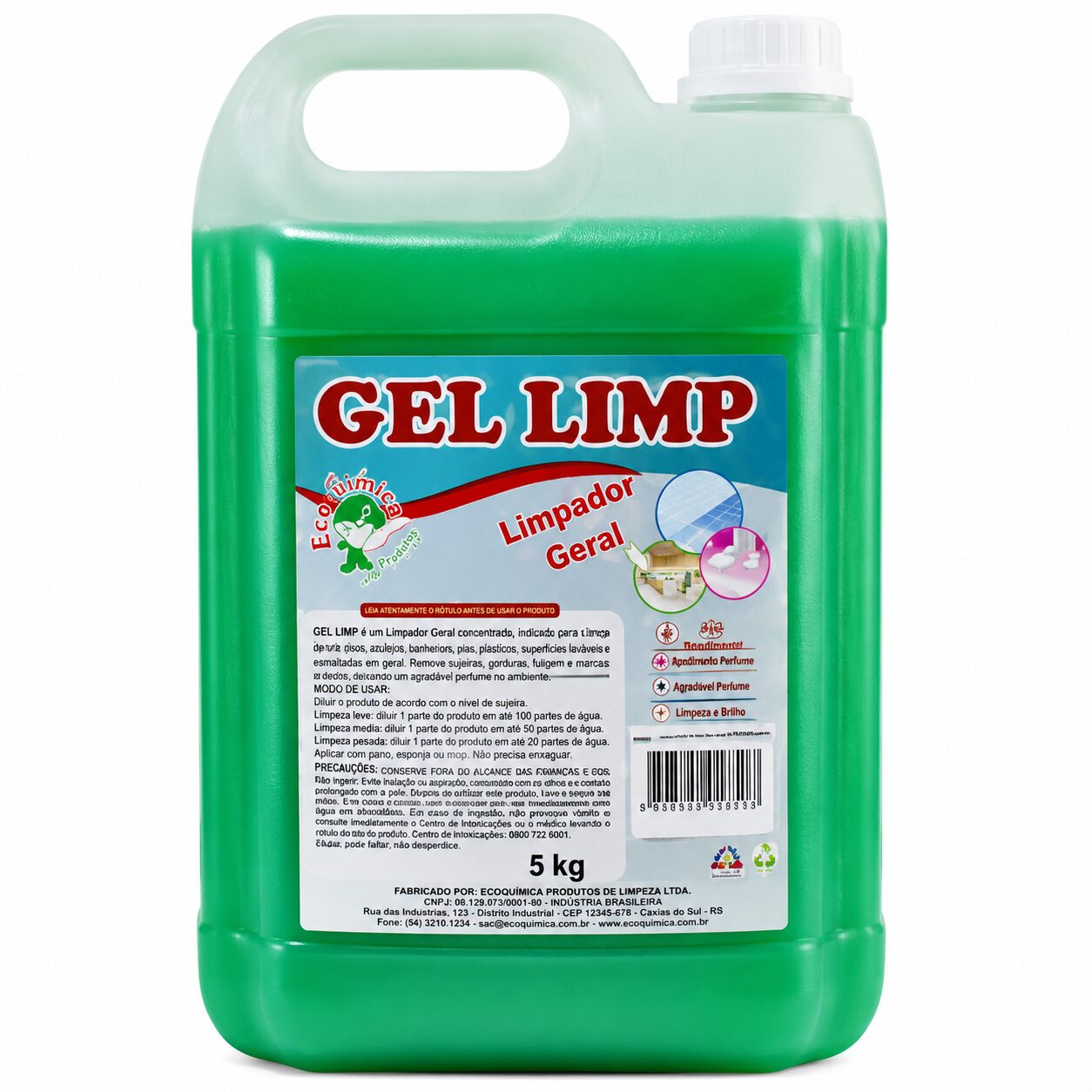 Limpador Gel Limp Ecoquimica 5L – Concentrado