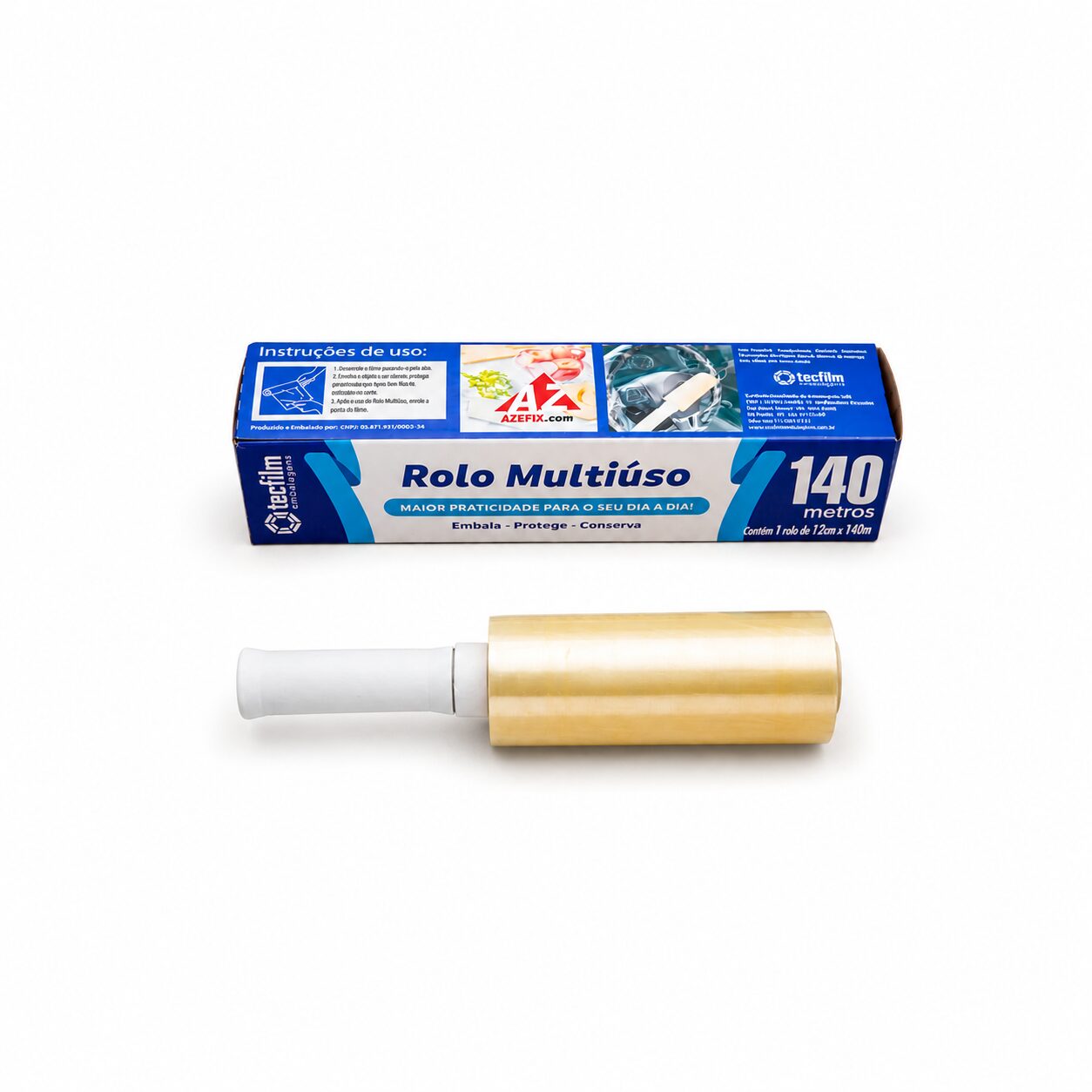 Plástico Resinite pvc 12cmX140mts Tecfilm