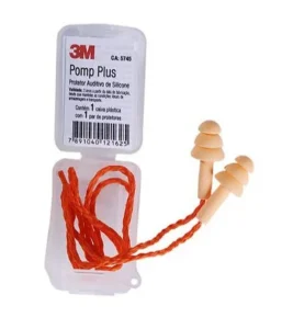 Protetor Auricular com Cordão – Par para Proteção Auditiva
