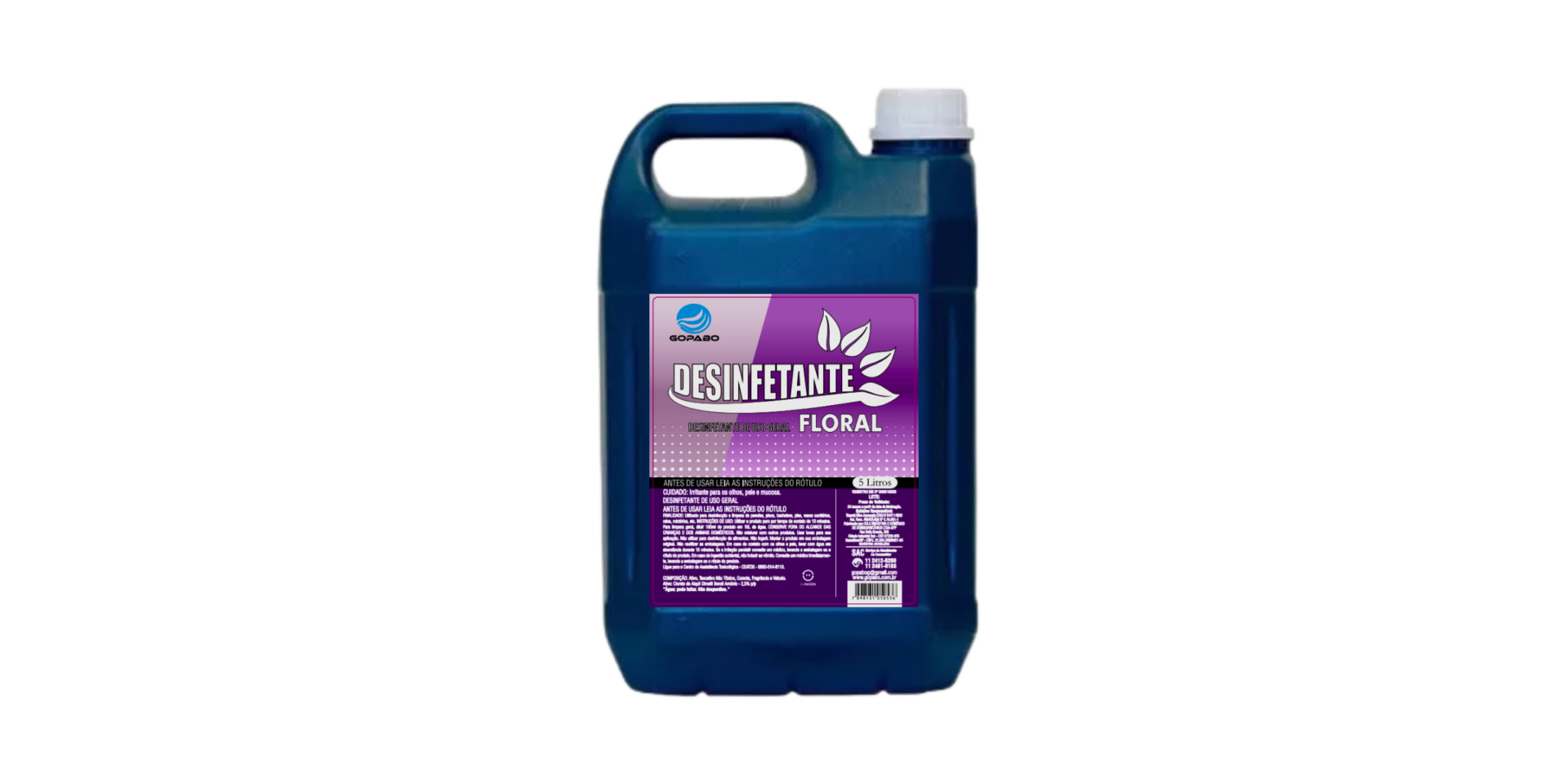 Desinfetante Gopabo Fragrância Floral – 5L