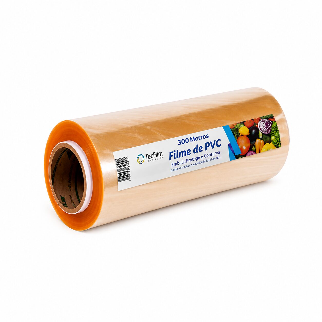 Plástico Resinite pvc 38cmX300mts Rolo TecFilm