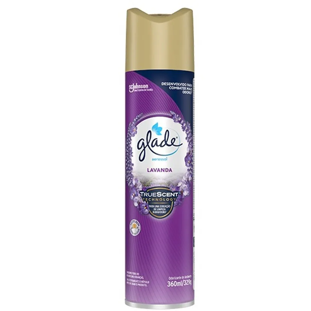 Perfumador Automático Glade Aerossol Lavanda 360ml