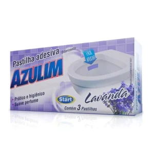 Pastilha Adesiva Start Azulim Lavanda com 3 Pastilhas