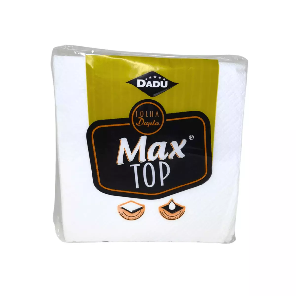 Guardanapo Folha Dupla 32x33cm Dadu Max Top – 20 Pct de 50 Fls.