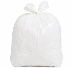 Saco Para Lixo Branco 20 Litros –100 Und