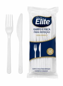 Colher Descartável Para Sobremesa GoldenPlast – 1000 unidades