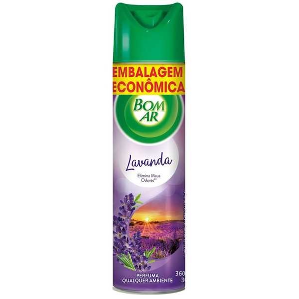 Perfumador Bom Ar Aerossol Lavanda 360ml