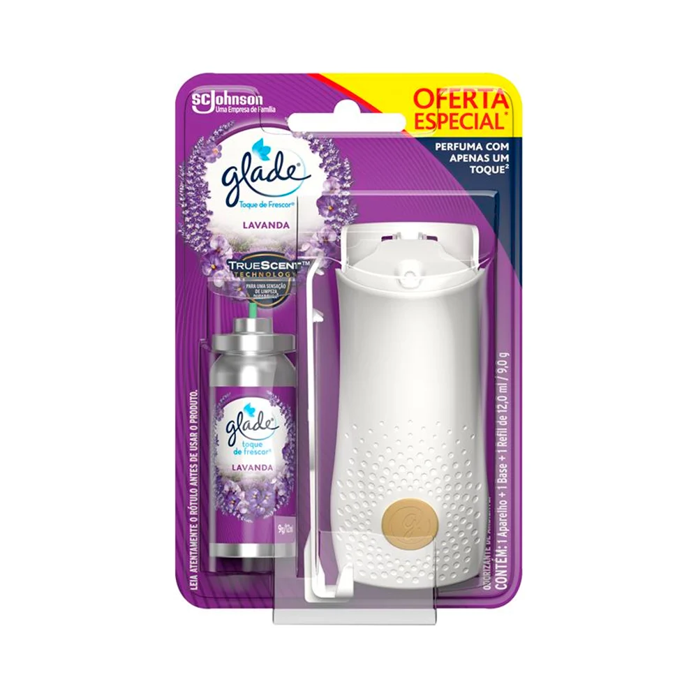 Perfumador Glade Lavanda Aparelho + Refil 12ml