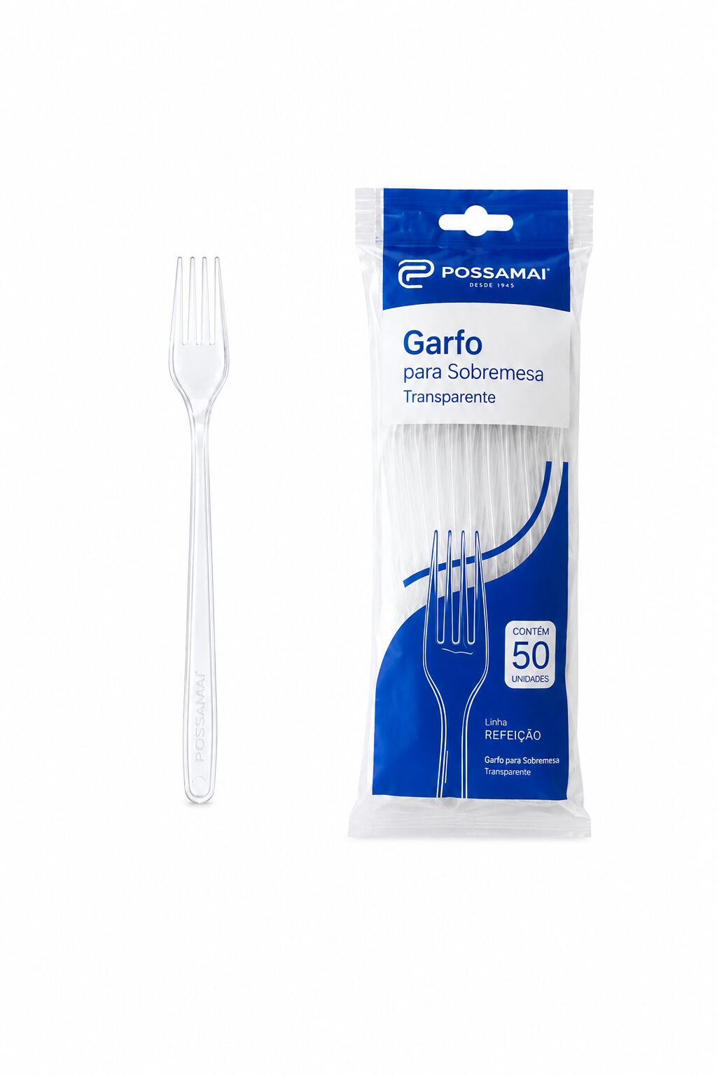 Garfo Descartável Para Sobremesa Possamai