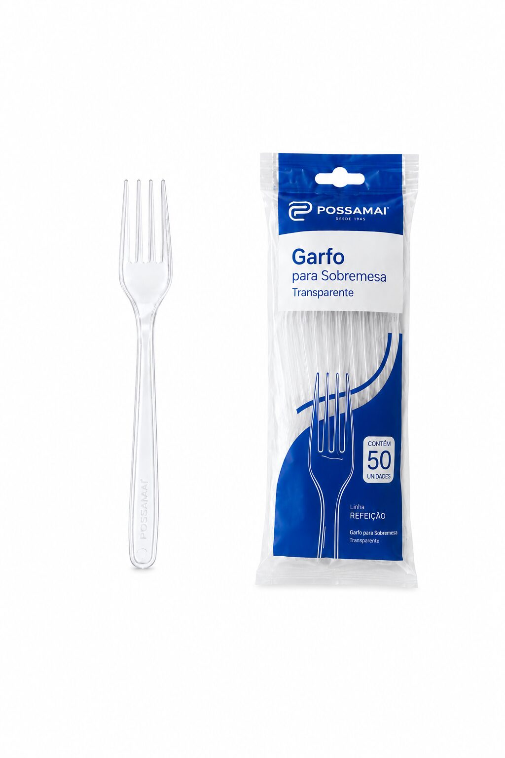 Garfo Descartável Para Refeição Possamai