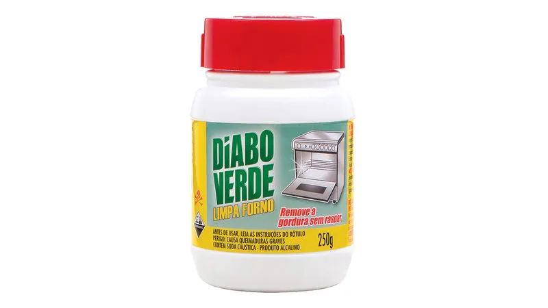 Limpa Forno Diabo Verde 12 c/ 250g