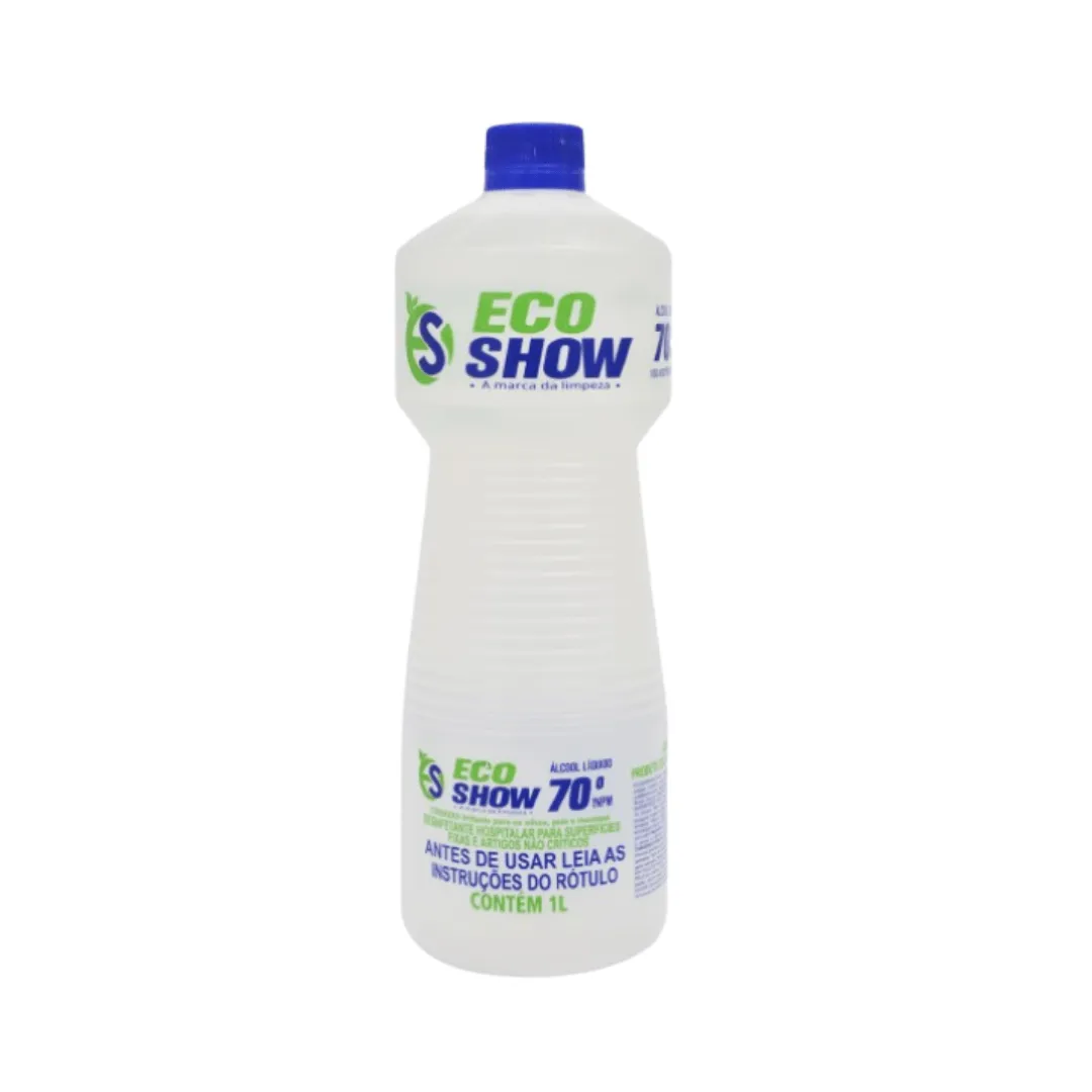 Álcool Líquido Ecoshow 70° 12x1L
