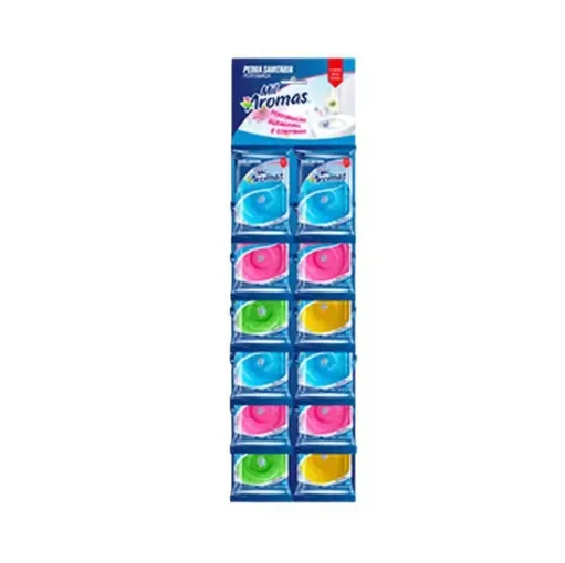 Pedra Sanitária Mil Aromas 25g Cartela com 12 Unidades