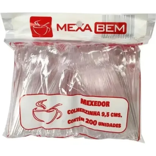 Mini Colher Descartável Mexa Bem – 2000 Unidades