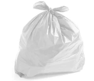 Saco Para Lixo Branco 40 Litros – 100 Und