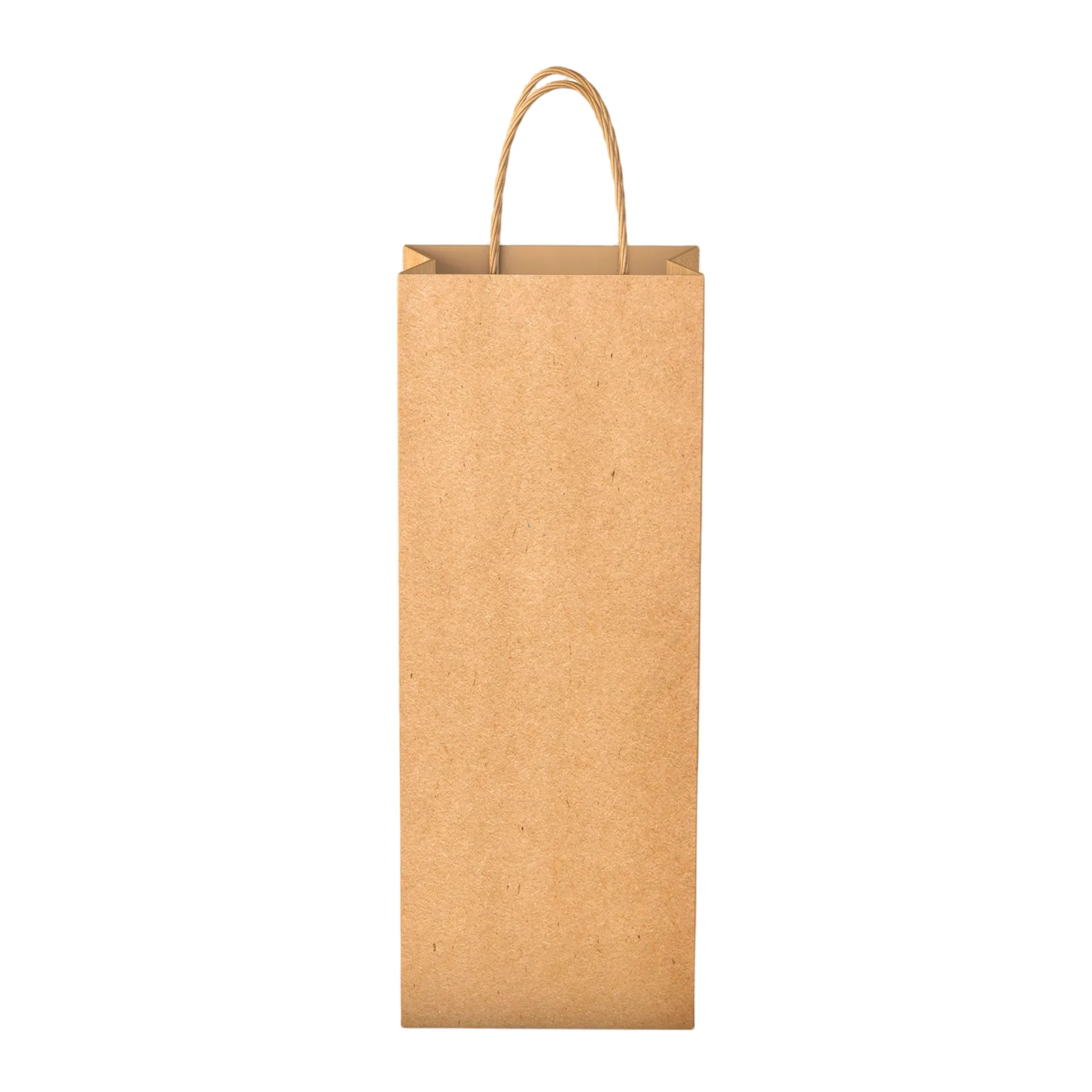Sacola de Vinho Papel Kraft Pardo 100und