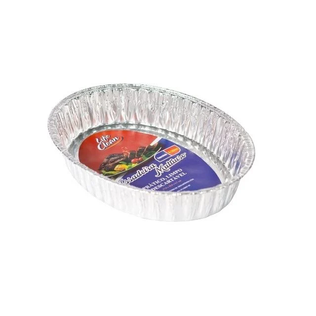 Assadeira Oval 4 Litros – Pacote com 25 Und