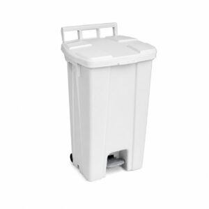 Lixeira Grande 100 Litros com Rodas para Uso Interno e Externo