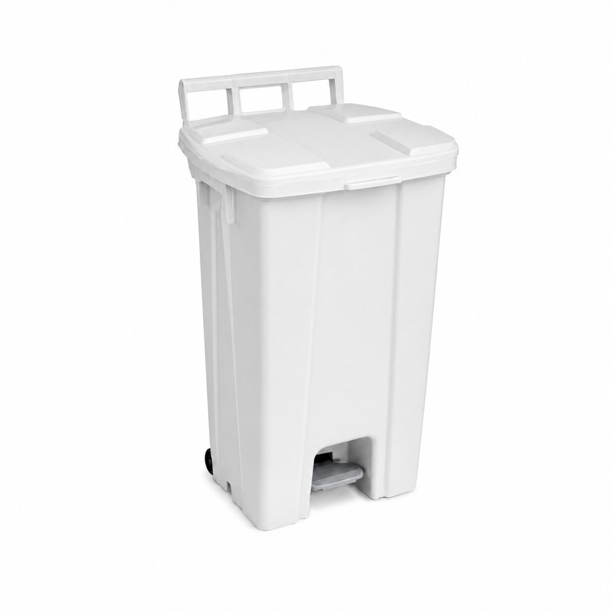 Lixeira Grande 100 Litros com Rodas para Uso Interno e Externo