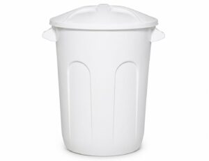 Lixeira Grande 100 Litros com Rodas para Uso Interno e Externo